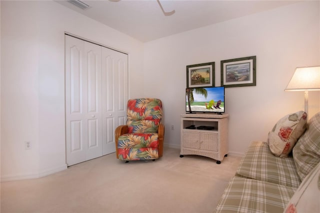 5330 Hyland Hills Ave Unit 2324, Sarasota, FL 34241 - sitting room featuring carpet floors and baseboards