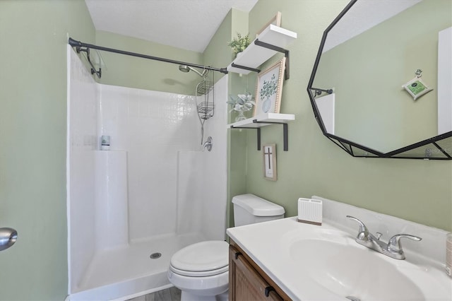 3429 97th Ln E, Palmetto, FL 34221 - full bathroom featuring a shower, toilet, and vanity