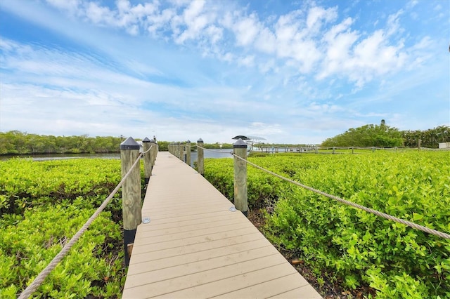 4844 14th Ave E, Bradenton, FL 34208 - view of property's community featuring a dock and a water view