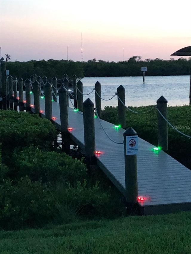 4844 14th Ave E, Bradenton, FL 34208 - dock featuring a water view