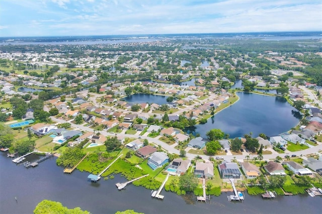 4844 14th Ave E, Bradenton, FL 34208 - aerial overview of property's location with a nearby body of water and nearby suburban area