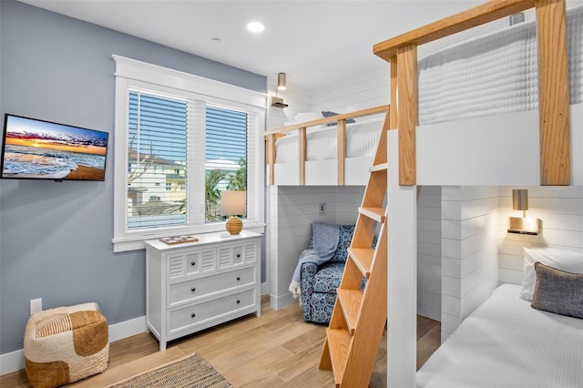 135 Avenida Veneccia, Sarasota, FL 34242 - bedroom with light wood-style flooring and recessed lighting