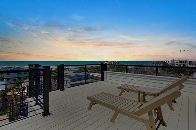 135 Avenida Veneccia, Sarasota, FL 34242 - wooden deck with a water view