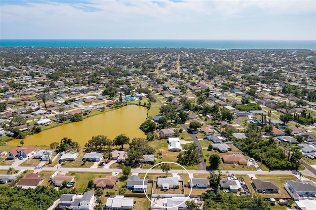 4375 Tortoise Rd, Venice, FL 34293 - aerial overview of property's location featuring a large body of water and nearby suburban area