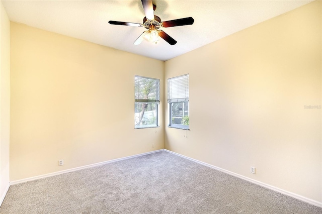 5905 32nd St E, Ellenton, FL 34222 - empty room featuring carpet and ceiling fan