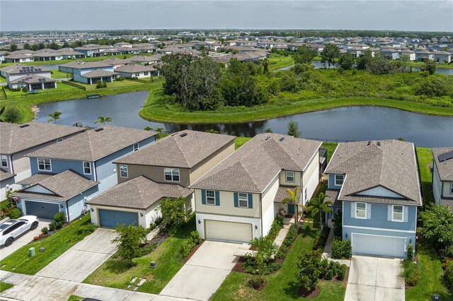9148 Royal River Cir, Parrish, FL 34219 - aerial perspective of suburban area with a nearby body of water