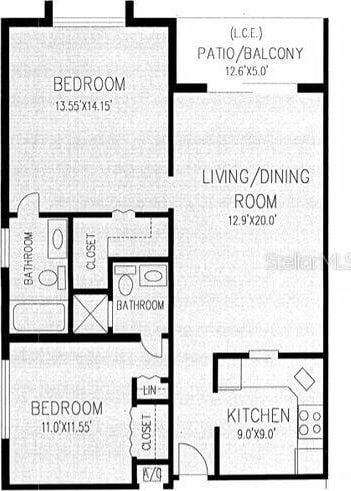2650 Coconut Bay Ln Unit 521, Sarasota, FL 34237 - home floor plan