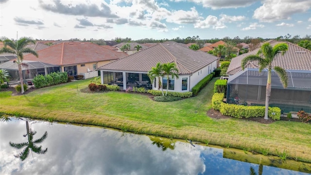 5011 Tivoli Run, Bradenton, FL 34211 - aerial view of property and surrounding area with a nearby body of water