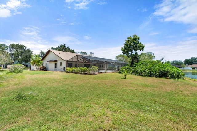 4622 34th Ct E, Bradenton, FL 34203 - view of green lawn with glass enclosure