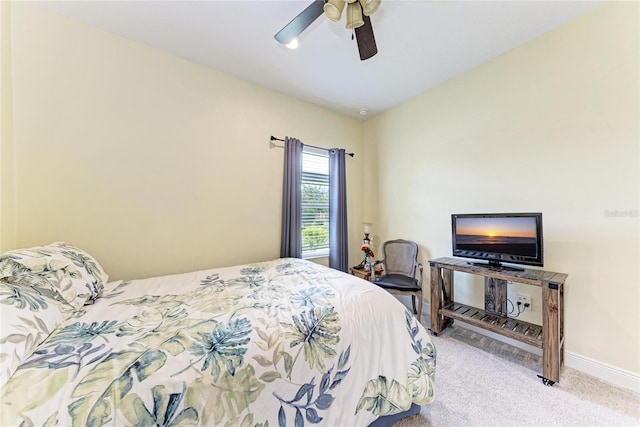 1219 Thornbury Dr, Parrish, FL 34219 - bedroom with carpet, ceiling fan, and baseboards