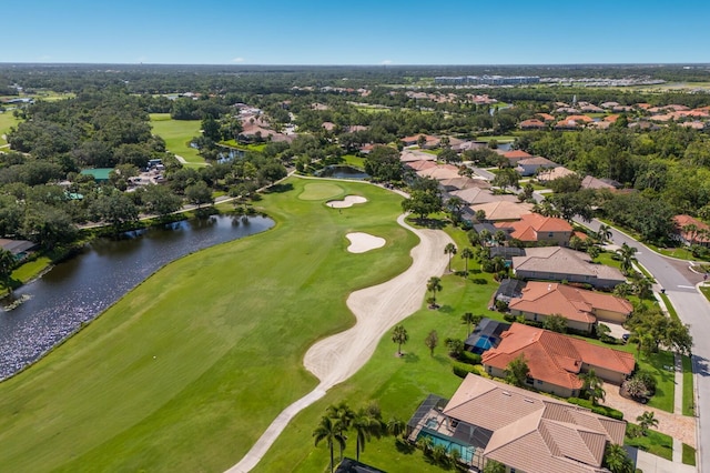 9719 Discovery Ter, Bradenton, FL 34212 - aerial view of residential area with a large body of water and a local golf course