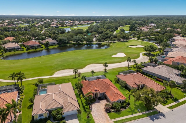 9719 Discovery Ter, Bradenton, FL 34212 - aerial view of residential area with a golf course and a large body of water