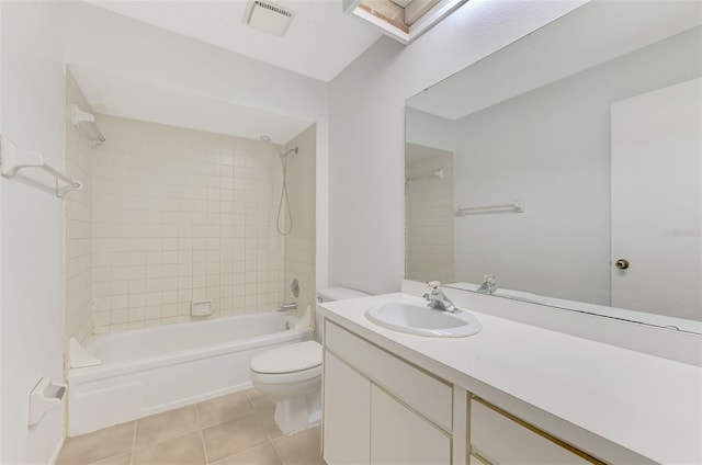935 Sunridge Way Unit B4, Sarasota, FL 34234 - full bath with tile patterned flooring, bathtub / shower combination, and vanity