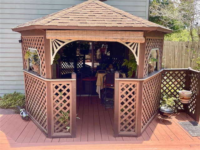 4042 S Lockwood Ridge Rd, Sarasota, FL 34231 - deck with a gazebo