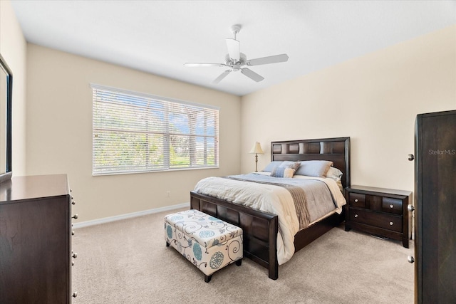 138 Tiziano Way N, Venice, FL 34275 - bedroom featuring carpet flooring, baseboards, and ceiling fan