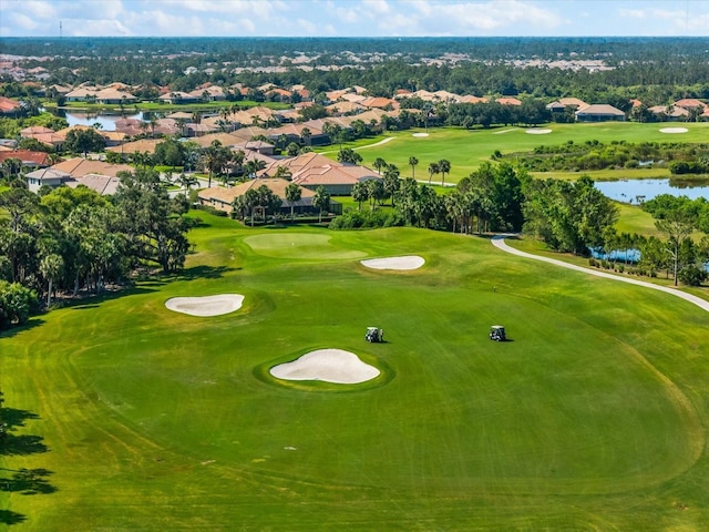 138 Tiziano Way N, Venice, FL 34275 - aerial perspective of suburban area featuring a local golf course and a large body of water