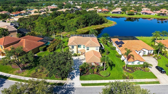 12520 Natureview Cir, Bradenton, FL 34212 - aerial perspective of suburban area featuring a large body of water