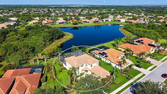 12520 Natureview Cir, Bradenton, FL 34212 - aerial view of residential area featuring a large body of water