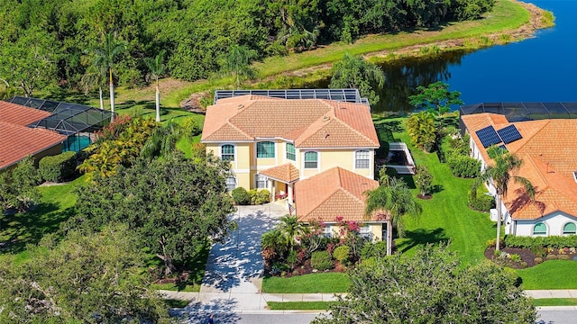 12520 Natureview Cir, Bradenton, FL 34212 - aerial view of property and surrounding area with a nearby body of water
