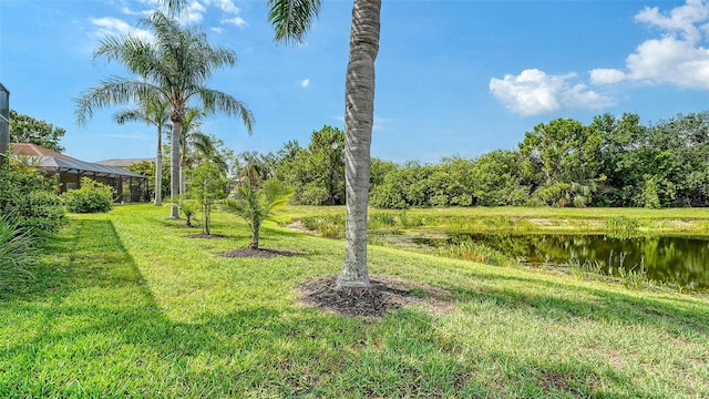 12520 Natureview Cir, Bradenton, FL 34212 - view of grassy yard with a water view