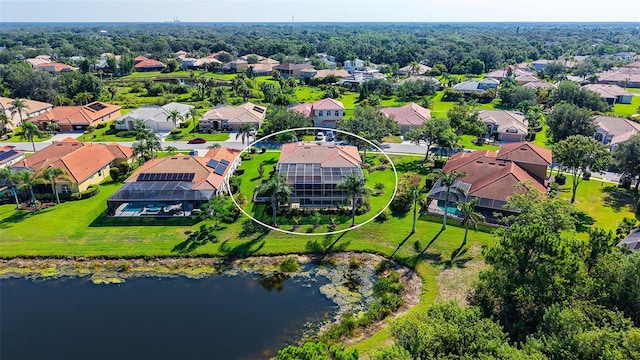 12520 Natureview Cir, Bradenton, FL 34212 - aerial view of residential area featuring a nearby body of water