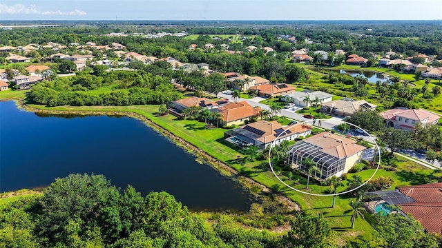 12520 Natureview Cir, Bradenton, FL 34212 - aerial view of residential area featuring a nearby body of water