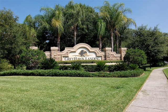 12520 Natureview Cir, Bradenton, FL 34212 - community sign with a yard