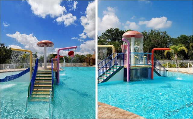 12520 Natureview Cir, Bradenton, FL 34212 - community jungle gym with a water play area and a community pool