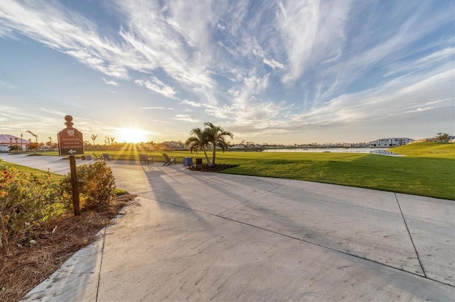 14257 Heritage Landing Blvd Unit 1122, Punta Gorda, FL 33955 - view of concrete surface with a water view