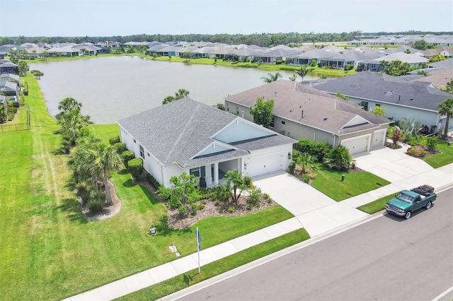 13549 Old Creek Ct, Parrish, FL 34219 - aerial perspective of suburban area featuring a nearby body of water
