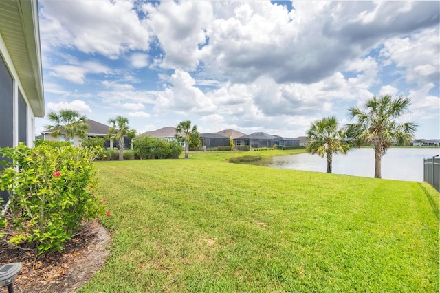 13549 Old Creek Ct, Parrish, FL 34219 - view of grassy yard featuring a water view and a residential view