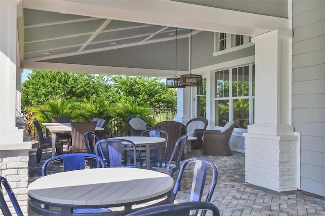 13549 Old Creek Ct, Parrish, FL 34219 - view of patio with outdoor dining area