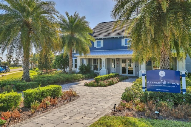 13549 Old Creek Ct, Parrish, FL 34219 - view of front facade featuring french doors