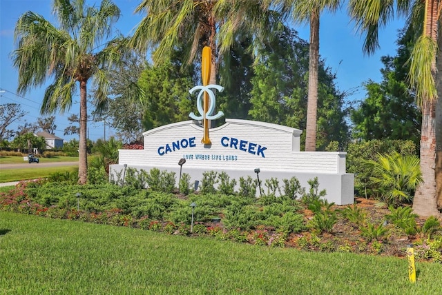 13549 Old Creek Ct, Parrish, FL 34219 - community / neighborhood sign with a yard
