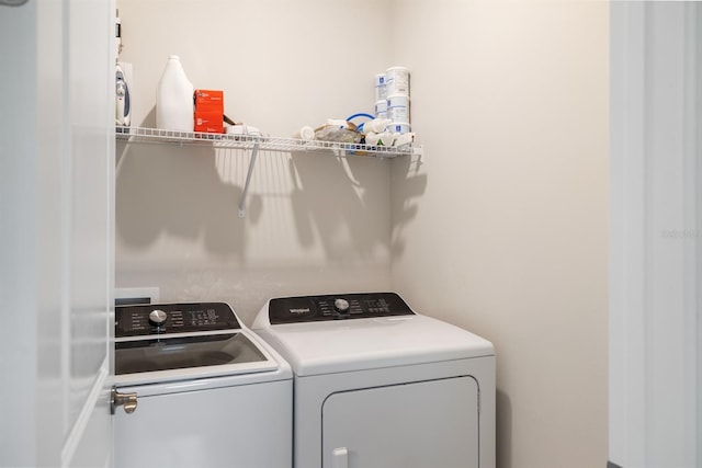 6239 Baywood Ct, Bradenton, FL 34211 - laundry room with separate washer and dryer