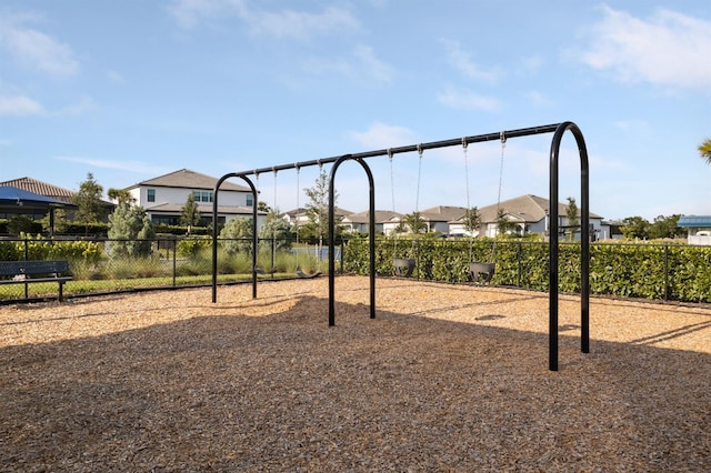 6239 Baywood Ct, Bradenton, FL 34211 - community jungle gym with a residential view