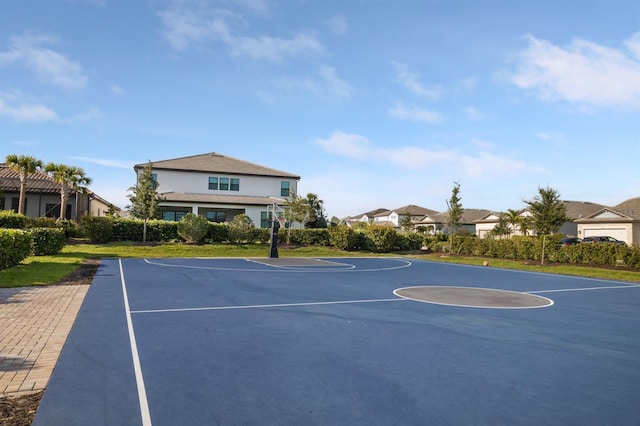 6239 Baywood Ct, Bradenton, FL 34211 - view of sport court featuring community basketball court and a residential view