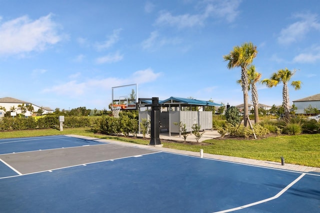 6239 Baywood Ct, Bradenton, FL 34211 - view of sport court featuring basketball hoop