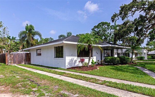 326 25th St W, Bradenton, FL 34205 - view of single story home
