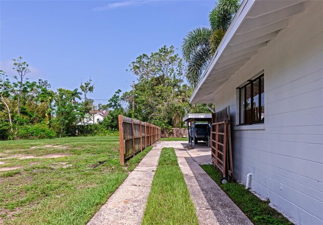 326 25th St W, Bradenton, FL 34205 - view of yard