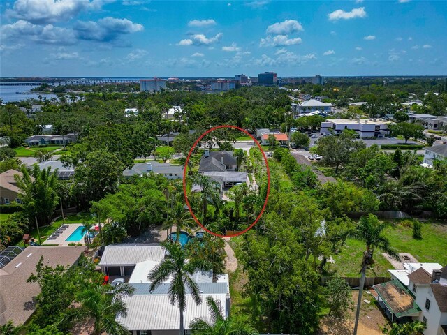 326 25th St W, Bradenton, FL 34205 - bird's eye view