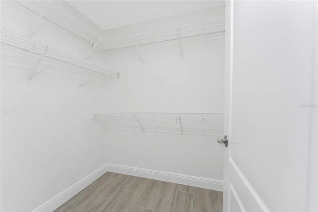 10055 Franklin Dr, Englewood, FL 34224 - walk in closet with light wood-style flooring
