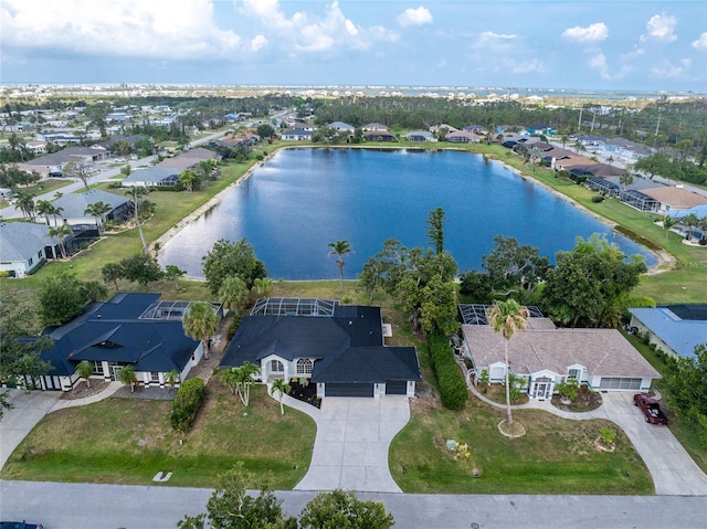 10055 Franklin Dr, Englewood, FL 34224 - aerial view of property and surrounding area with a nearby body of water and nearby suburban area