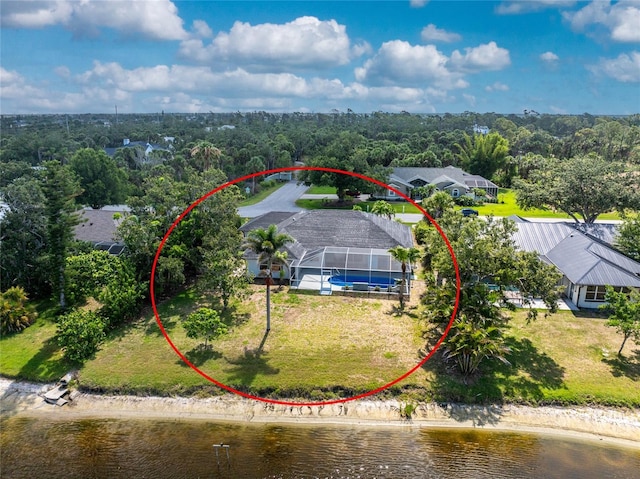 10055 Franklin Dr, Englewood, FL 34224 - view of subject property with a nearby body of water