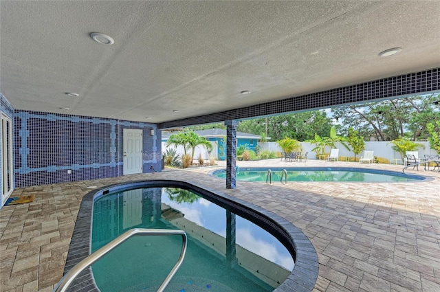 2726 Desoto Rd, Sarasota, FL 34234 - view of pool with a patio area and a fenced backyard