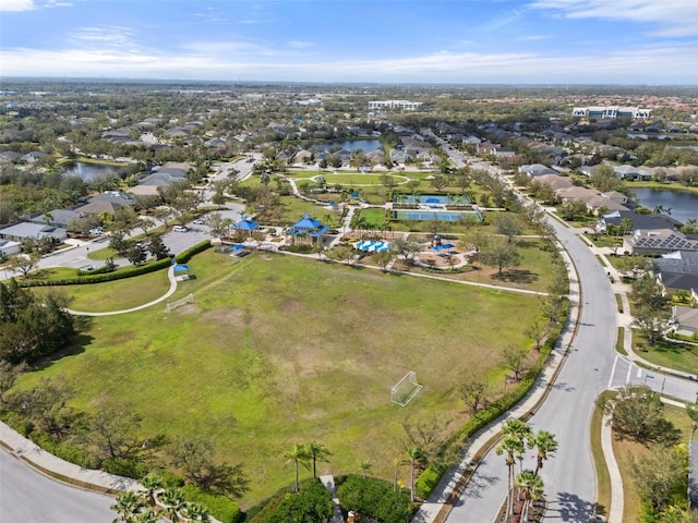 5047 Newport News Cir, Bradenton, FL 34211 - aerial overview of property's location featuring a large body of water and nearby suburban area