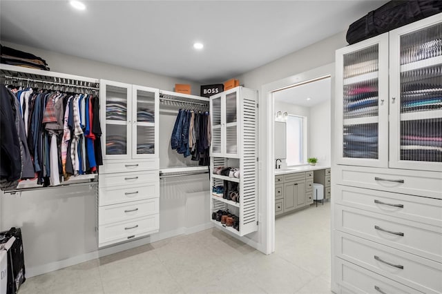 1527 Buoy Ln, Osprey, FL 34229 - walk in closet with a sink