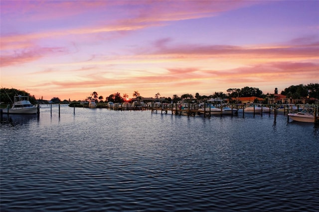 1527 Buoy Ln, Osprey, FL 34229 - water view with a boat dock