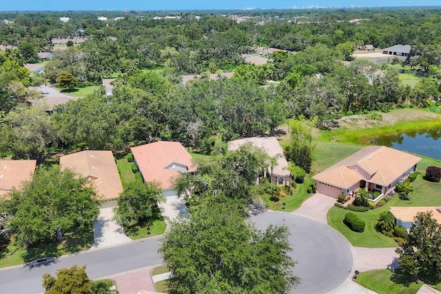 4121 Reflections Pkwy, Sarasota, FL 34233 - aerial view of residential area featuring a large body of water