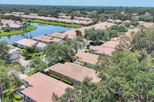 4121 Reflections Pkwy, Sarasota, FL 34233 - aerial perspective of suburban area featuring a large body of water